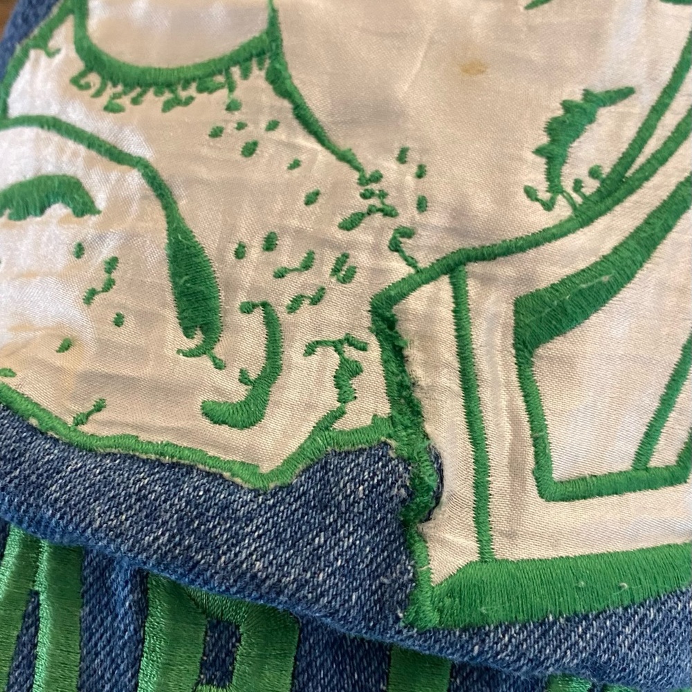 Vintage 1990s Michigan State Denim Gruff Sparty Jacket
Men’s Size Medium - Picture 6 of 11